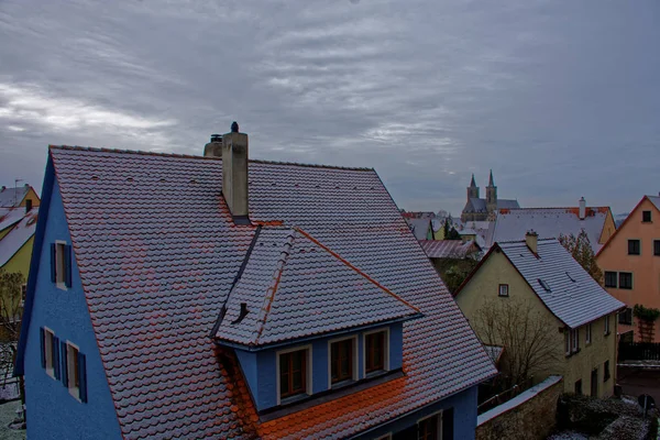 Beauté Antique Ville Rothenburg Der Tauber Est Fascinante — Photo