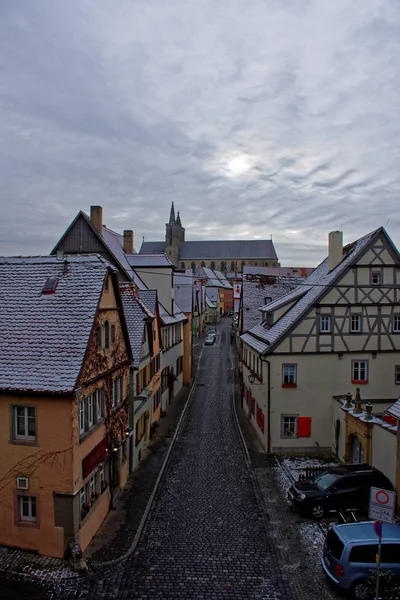 Beauté Antique Ville Rothenburg Der Tauber Est Fascinante — Photo