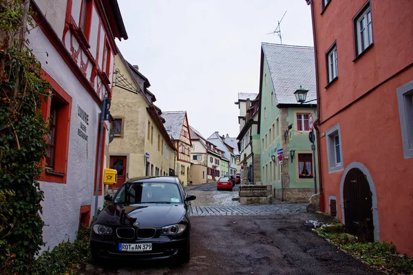 Antica Bellezza Della Città Rothenburg Der Tauber Affascinante — Foto Stock