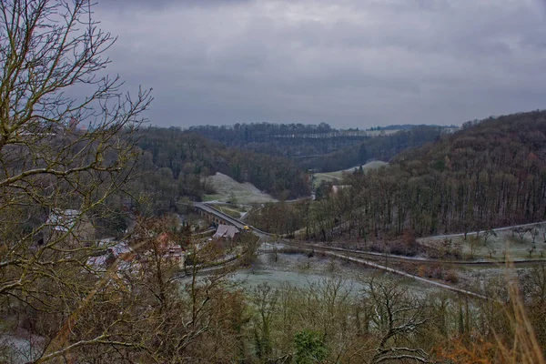 Αρχαία Ομορφιά Της Πόλης Του Rothenburg Der Tauber Είναι Συναρπαστική — Φωτογραφία Αρχείου