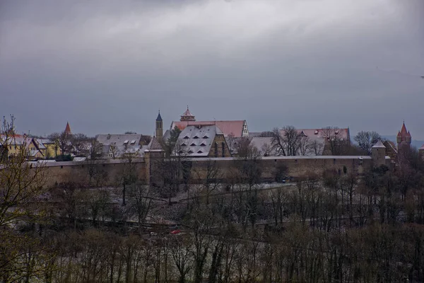 Antigua Belleza Ciudad Rothenburg Der Tauber Fascinante — Foto de Stock