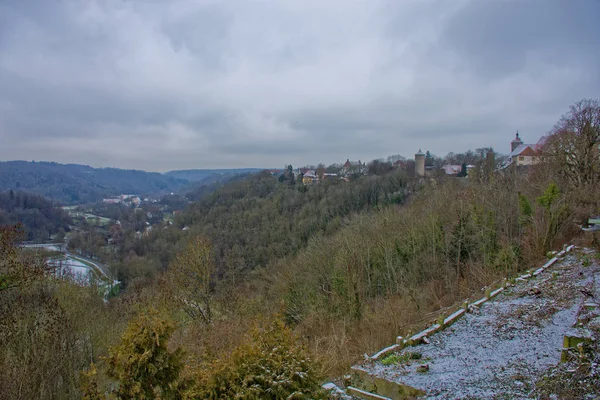 Oude Schoonheid Van Stad Van Rothenburg Der Tauber Fascinerend — Stockfoto