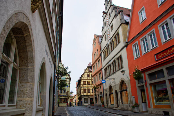 The ancient beauty of the city of Rothenburg ob der Tauber is fascinating