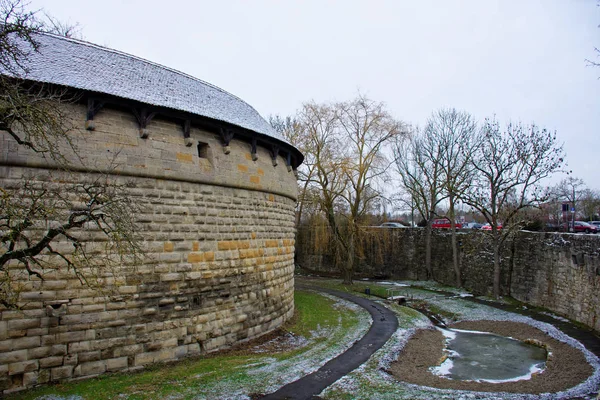 Antigua Belleza Ciudad Rothenburg Der Tauber Fascinante — Foto de Stock