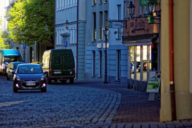 Ansbach şehrinin güzel mimarisi
