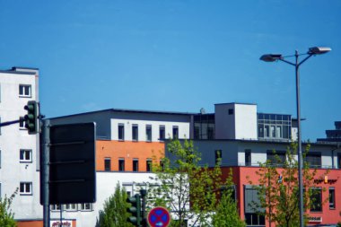 Ansbach şehrinin güzel mimarisi