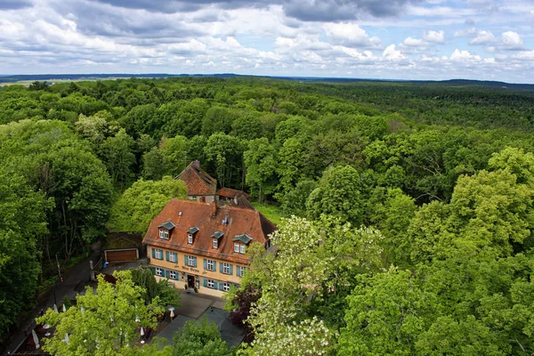 Prachtig Uitzicht Neurenberg Omgeving Van Oude Toren — Stockfoto