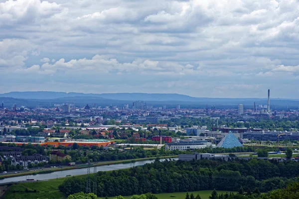 Hermosas Vistas Nuremberg Sus Alrededores Desde Antigua Torre —  Fotos de Stock