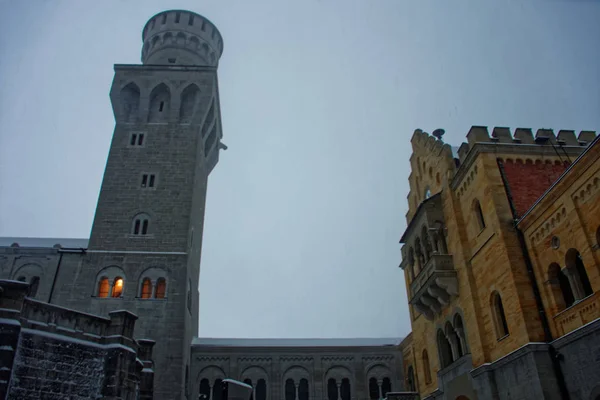 Oude Architectuur Van Schwangau — Stockfoto