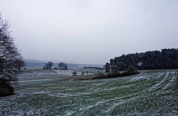 Vinterlandskap Bayern — Stockfoto