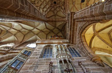  Nuremberg güzel eski Kilisesi