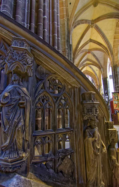 Красивая Старая Церковь Нюрнберга — стоковое фото