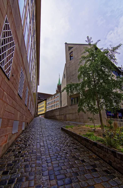 Prachtige Architectuur Van Oude Stad Van Neurenberg Zonnige Dag Neurenberg — Stockfoto