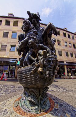 Nürnberg'deki tarihi anıtlar. aptallar gemi.