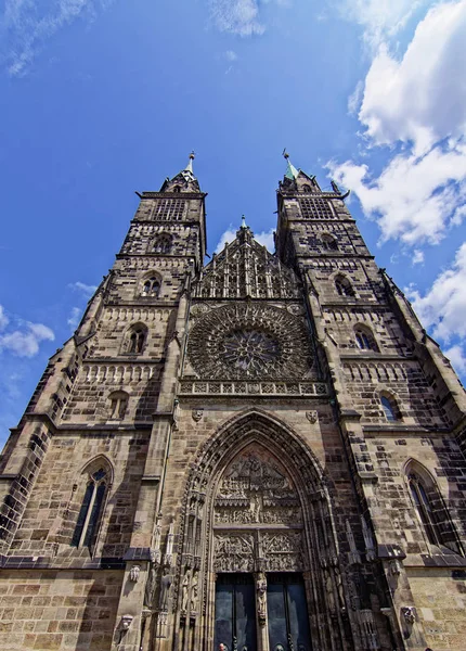 Beautiful Old Church Nuremberg — Stock Photo, Image