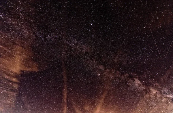 Beautiful Night Starry Shining Sky — Stock Photo, Image