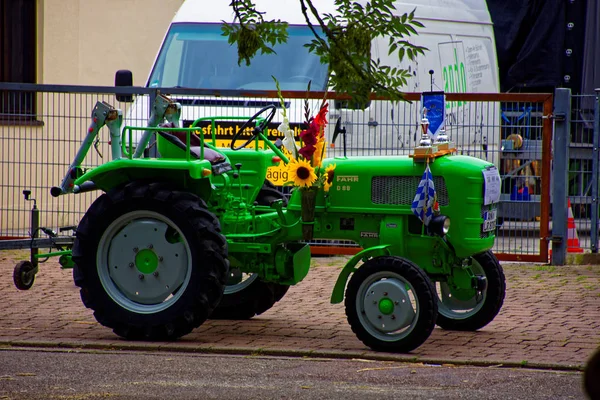 Alemania Bavaria Mitteleschenbach Ansbach District Julio 2018 Festival Anual Cosecha — Foto de Stock