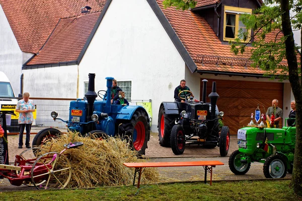 Allemagne Bavaria Mitteleschenbach Ansbach District Juillet 2018 Fête Annuelle Récolte — Photo