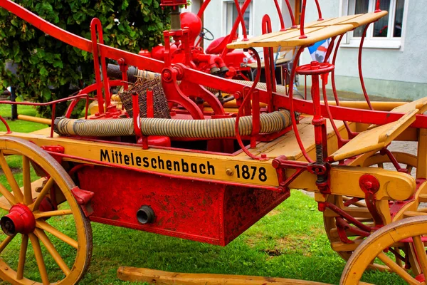 Alemanha Bavaria Mitteleschenbach Ansbach District Julho 2018 Festival Anual Colheita — Fotografia de Stock