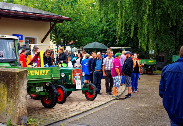 Alemania Bavaria Mitteleschenbach Ansbach District Julio 2018 Festival Anual Cosecha — Foto de Stock