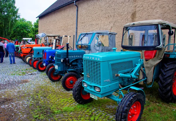 Allemagne Bavaria Mitteleschenbach Ansbach District Juillet 2018 Fête Annuelle Récolte — Photo