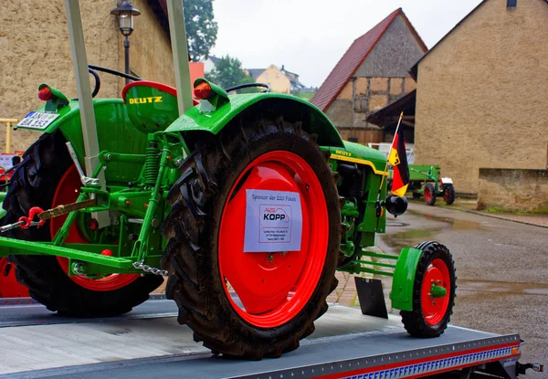 Alemania Bavaria Mitteleschenbach Ansbach District Julio 2018 Festival Anual Cosecha — Foto de Stock