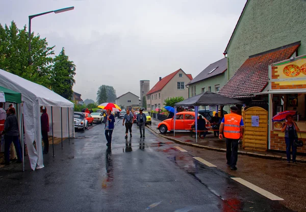Alemania Bavaria Mitteleschenbach Ansbach District Julio 2018 Festival Anual Cosecha — Foto de Stock