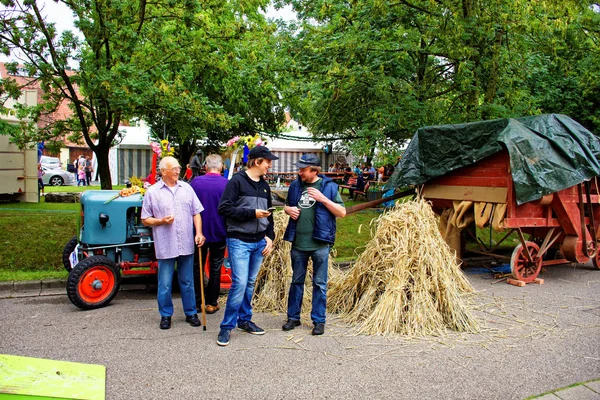 Alemania Bavaria Mitteleschenbach Ansbach District Julio 2018 Festival Anual Cosecha — Foto de Stock