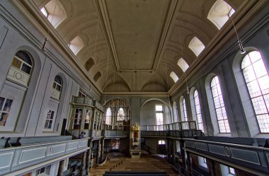 beautiful, historic cathedral on a bright sunny day in Ansbach