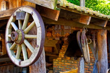 Savaştan önce Khorytsia Ukrayna adasında sıcak bir gün.