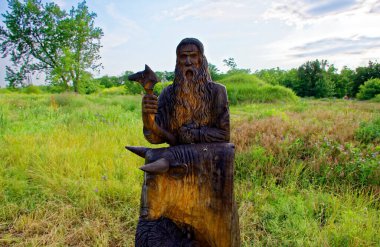 Mezarlar Skif Khortitsa adasında