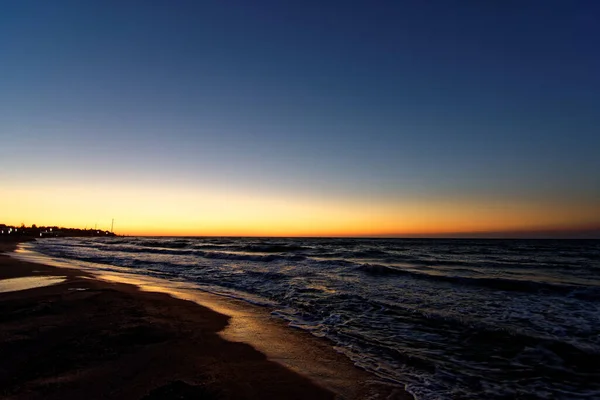 Красивое Море Ранним Утром — стоковое фото