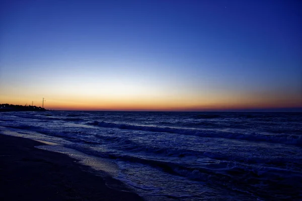 Прекрасне Море Рано Вранці — стокове фото