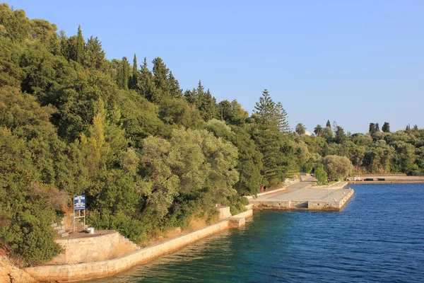 Güzel Adası Onassis Aile Tarafından Işletilen Akrepler Ionian Sea — Stok fotoğraf