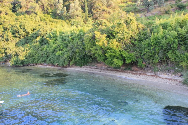 Güzel Adası Onassis Aile Tarafından Işletilen Akrepler Ionian Sea — Stok fotoğraf