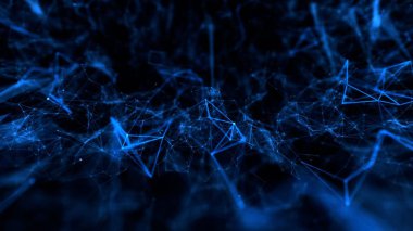 Soyut yapı teknoloji bilim arka plan mavi