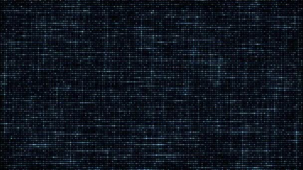 抽象的な輝き Led コードの背景青 — ストック動画