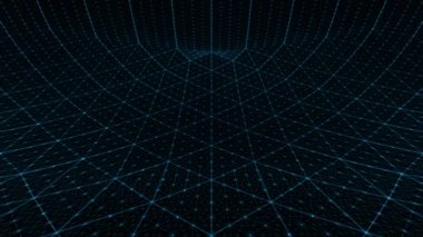 Web ağ teknolojisi alanı mavi