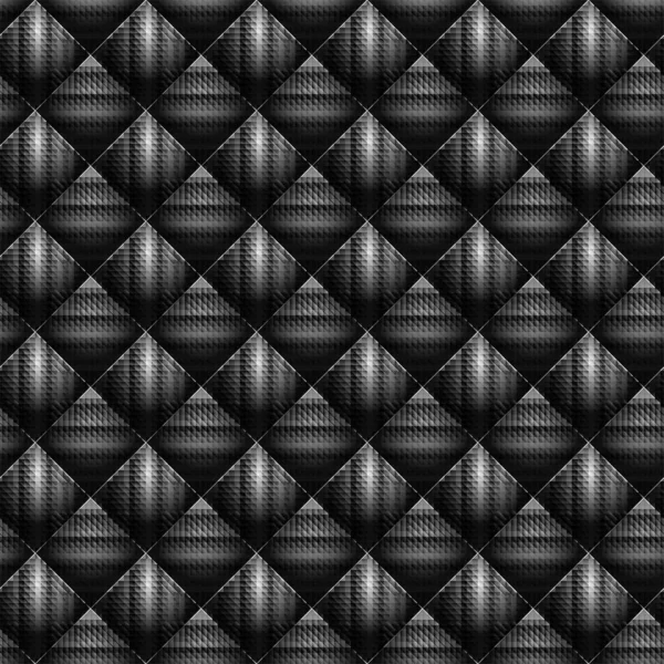 Sfondo Geometrico Nero Scuro Moderna Texture Astratta Scura Senza Cuciture — Foto Stock