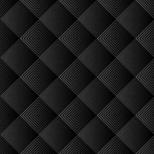 Dark Black Geometric Background Modern Dark Abstract Seamless Texture — Stock Photo, Image