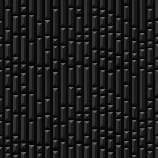 Sfondo Geometrico Nero Scuro Moderna Texture Astratta Scura Senza Cuciture — Foto Stock