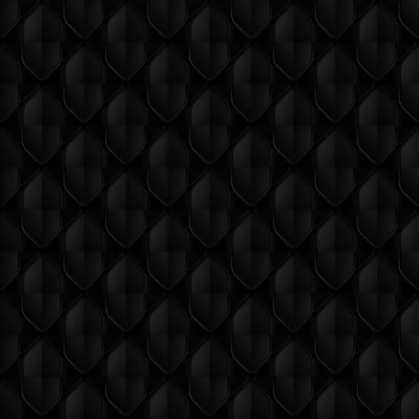 Темно Чорний Геометричний Фон Сучасна Темна Абстрактна Безшовна Текстура — стокове фото