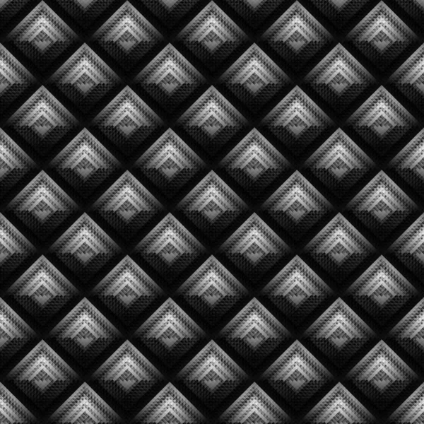 Donker Zwart Geometrische Achtergrond Moderne Donkere Abstracte Naadloze Textuur — Stockfoto
