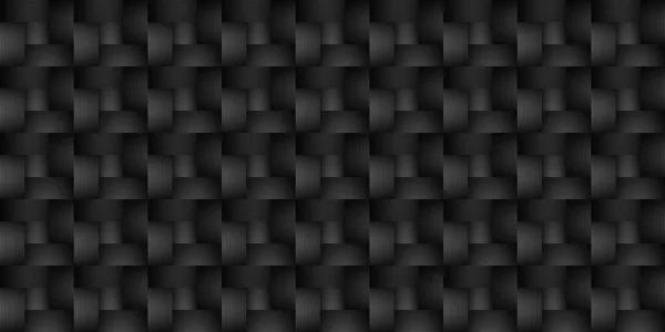 Dark Black Geometric Background Modern Dark Abstract Seamless Texture — Stock Photo, Image