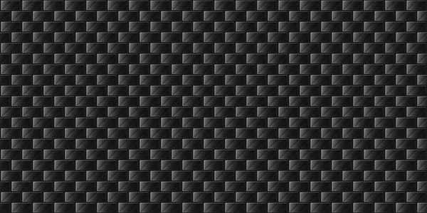 Sfondo Geometrico Nero Scuro Moderna Texture Astratta Scura Senza Cuciture — Foto Stock