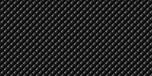 ダークブラック幾何学グリッドの背景 現代ダーク抽象的なシームレスなテクスチャ — ストック写真