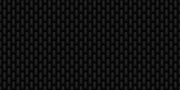 Dark Black Geometric Grid Background Modern Dark Abstract Seamless Texture — Stock Photo, Image