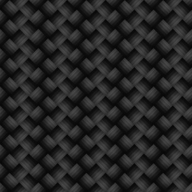 Koyu siyah Geometrik ızgara karbon fiber arka plan Modern koyu soyut dikişsiz doku