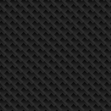 Koyu siyah Geometrik ızgara karbon fiber arka plan Modern koyu soyut dikişsiz doku
