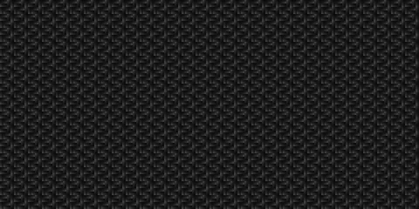 Dark Black Geometric Grid Carbon Fiber Background Modern Dark Abstract — Stock Photo, Image